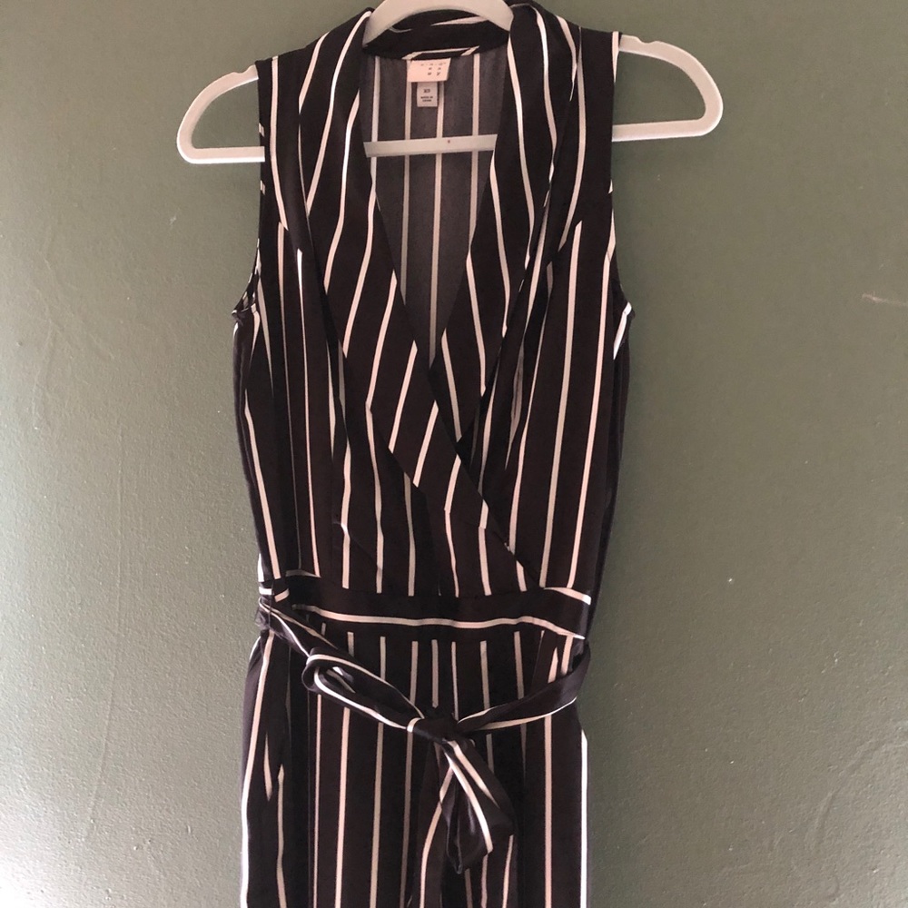 Black and White stain jumpsuit